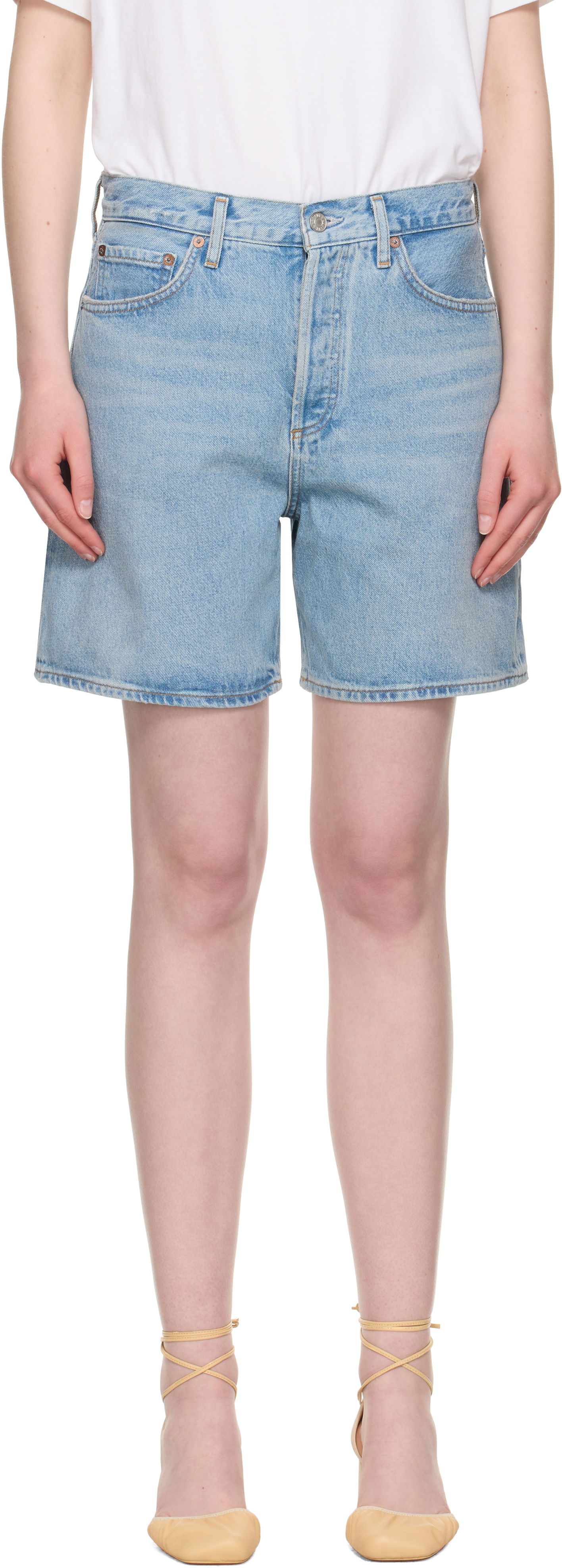 Šortky AGOLDE AGOLDE Dame Denim Shorts Modrá | A221-1206, 0