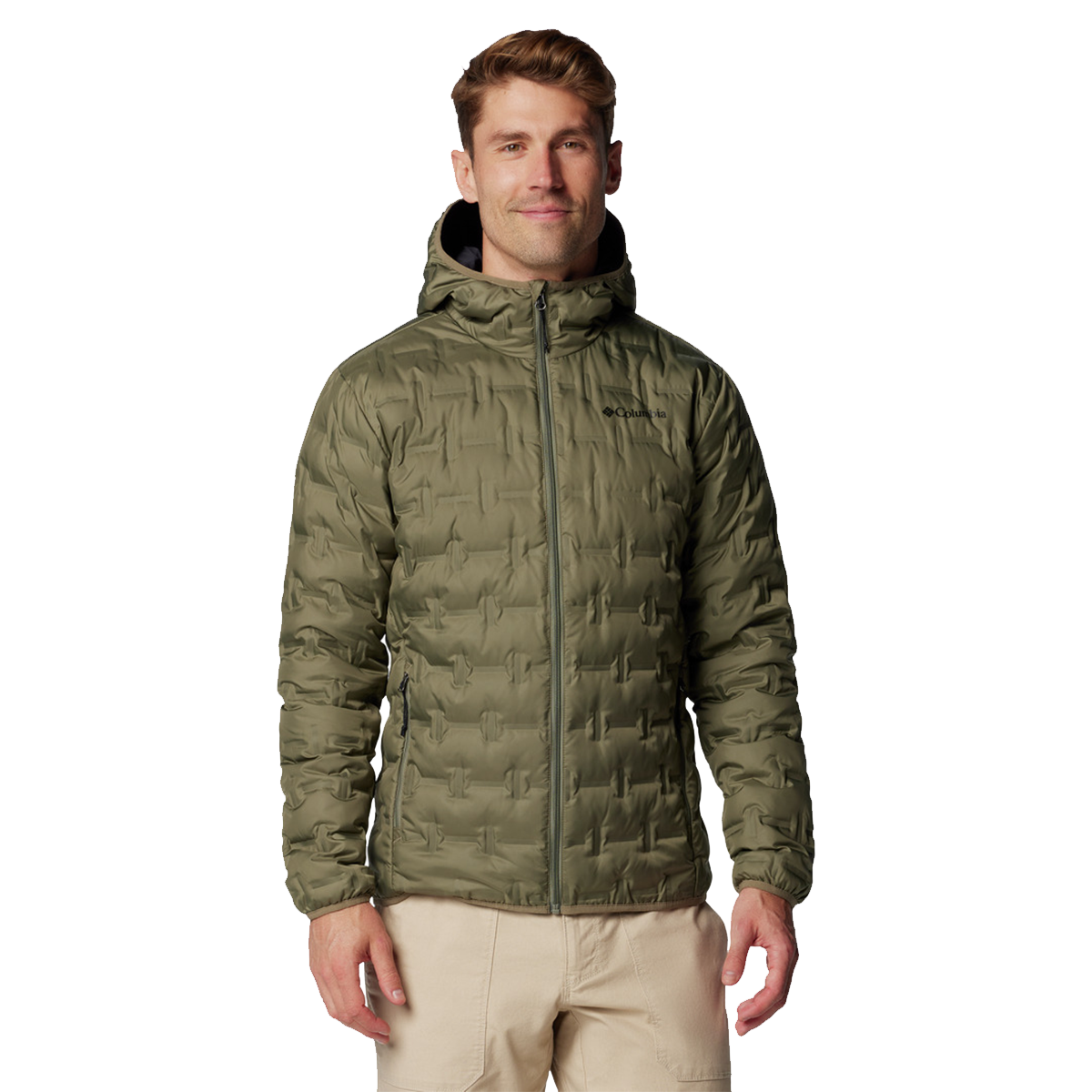 Prešívaná bunda Columbia Delta Ridge II Down Hooded Jacket Zelené | 2086221397, 0