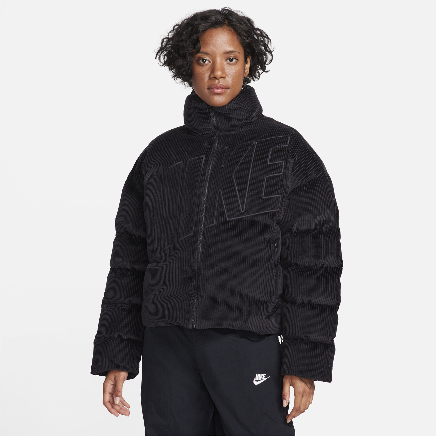 Prešívaná bunda Nike Sportswear Essential Therma-FIT Čierna | FB8727-010, 0