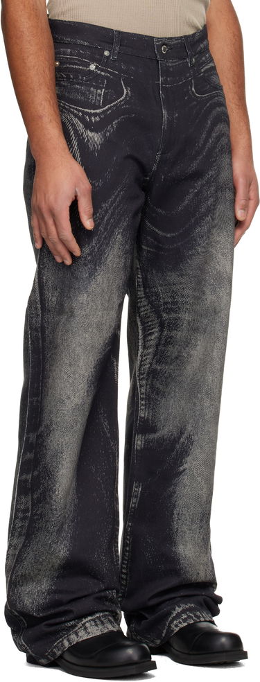 Džínsy Camper Camperlab Printed Jeans Čierna | AU00006-003, 4