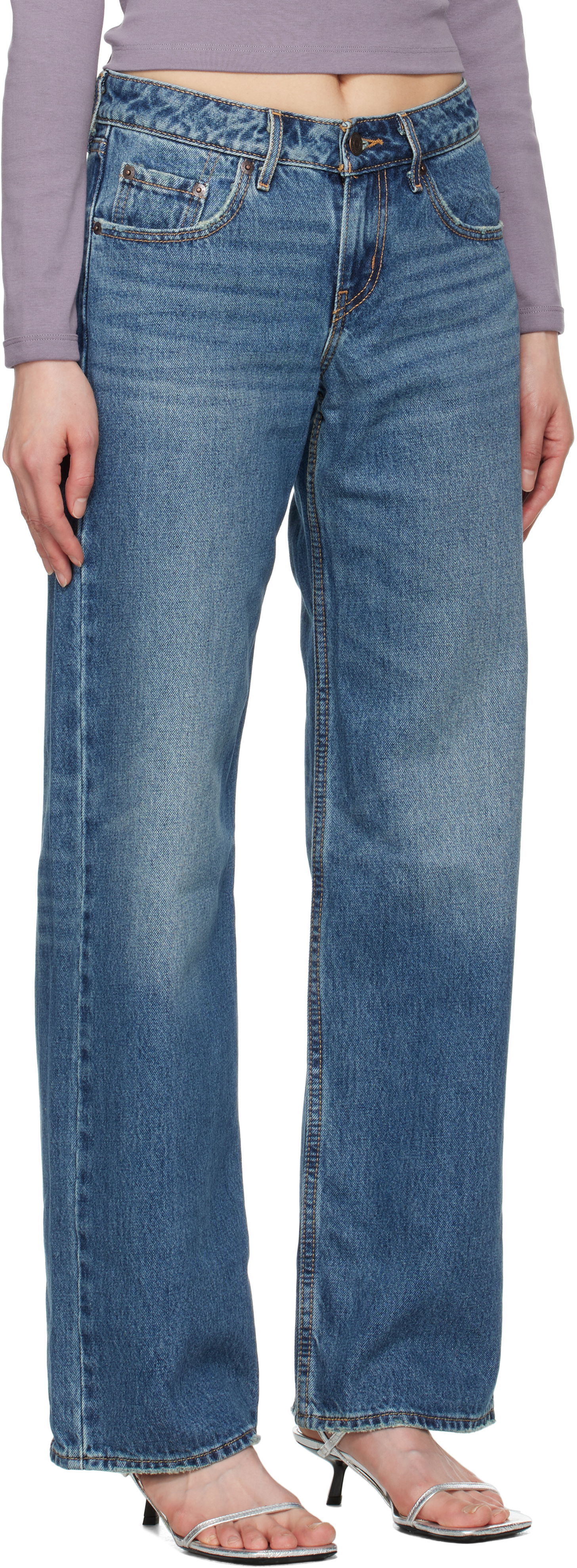 Džínsy Levi's Low Loose Jeans Modrá | A5566-0006, 1