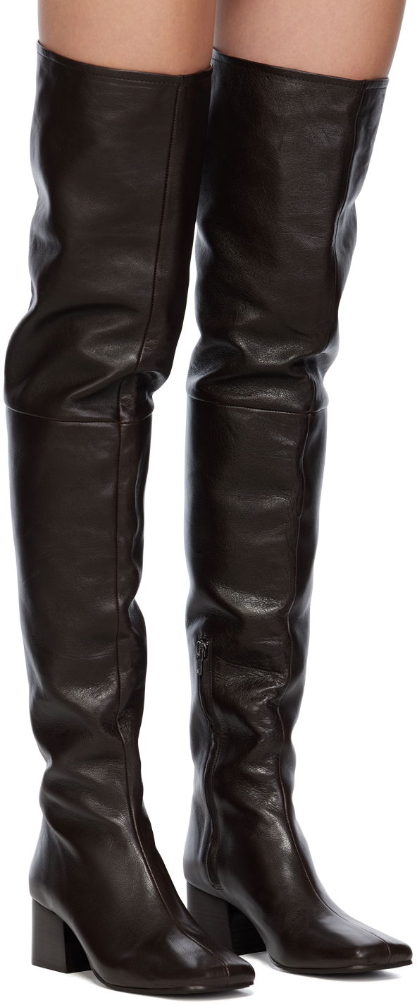Knee-High Leather Boots
