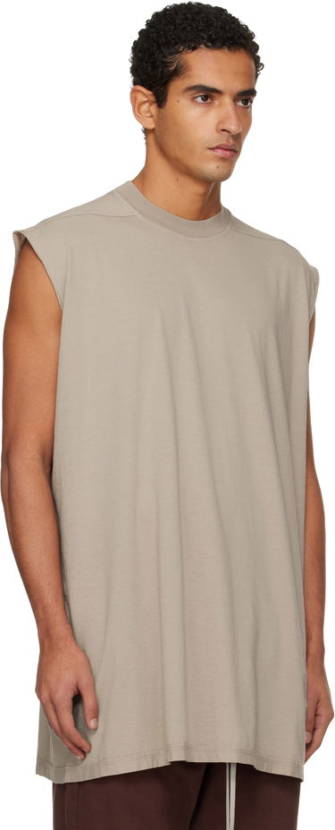Tielko Rick Owens DRKSHDW Concordians Tarp Sleeveless T-shirt Béžová | DU02E7158 RN, 1