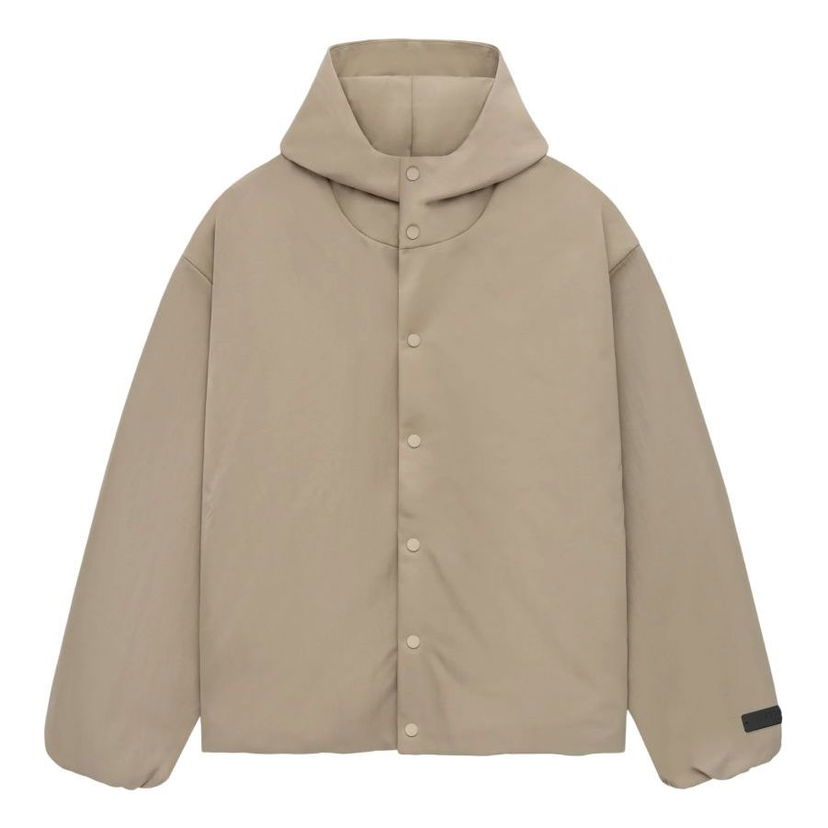 Bunda Fear of God Fear of God Essentials Hooded Coach Jacket Béžová | 202HO246377F