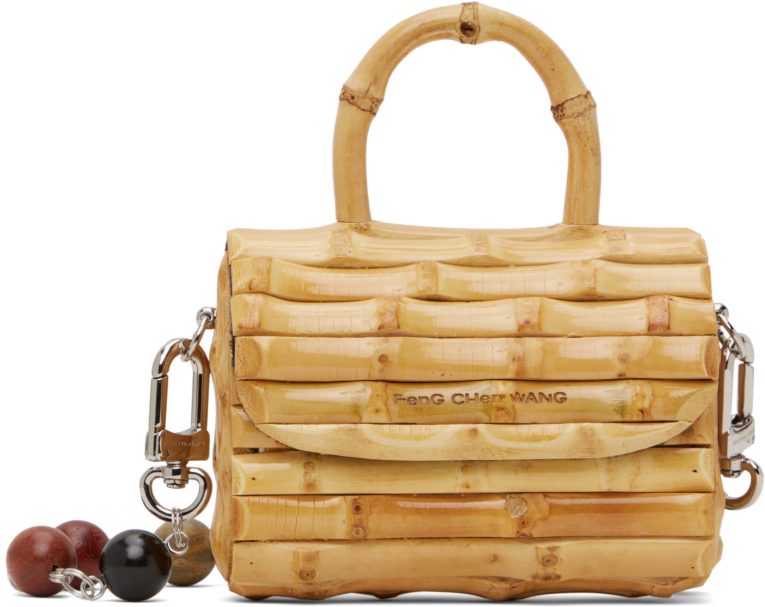 Kabelka Feng Chen Wang Feng Chen Wang Raw Bamboo Roots Mini Bag Béžová | FUS17AC49R, 0