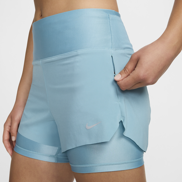 Šortky Nike 8cm Dri-FIT Swift 2 v 1 Modrá | DX1029-464, 4