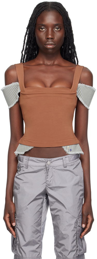 Tielko Miaou Miaou Renata Corset Top Hnedá | 7091PP1COC, 0