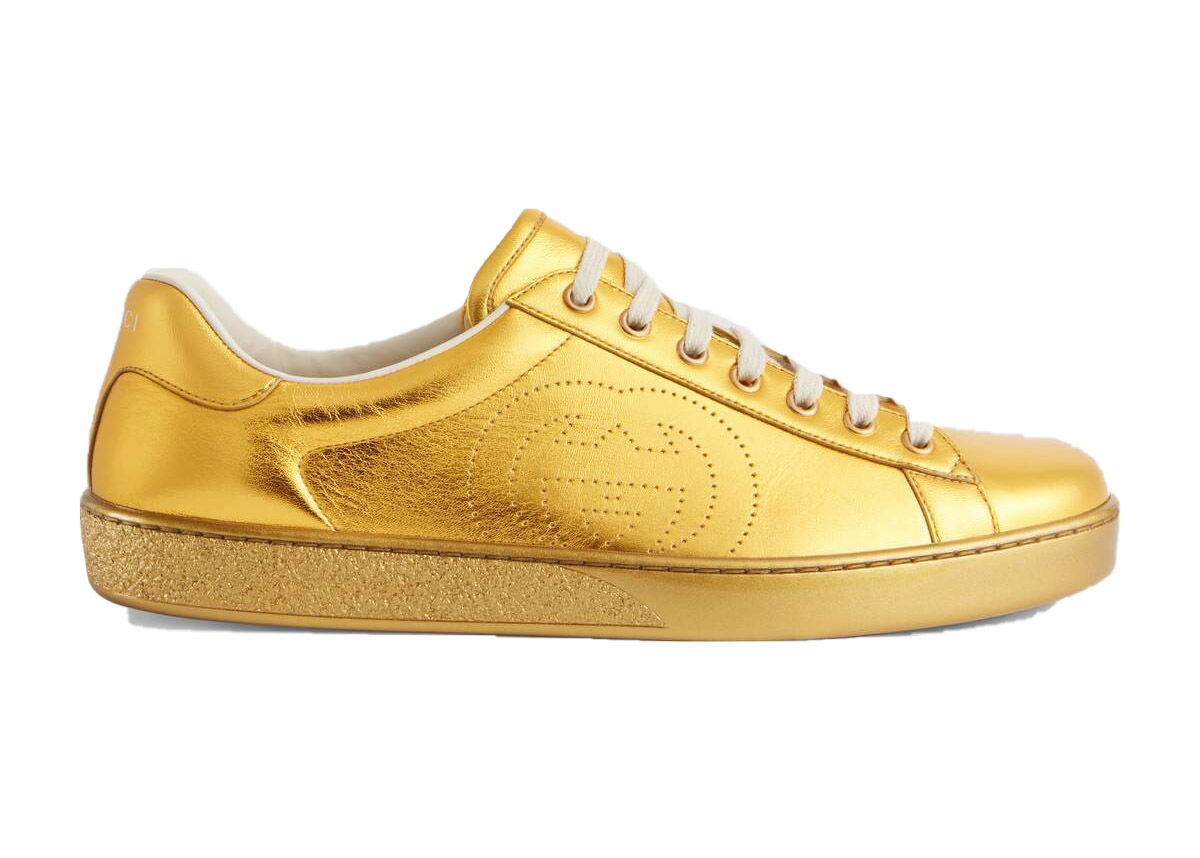 Tenisky a topánky Gucci Ace 'Metallic Gold' Metalická | 599147 B8B20 8016, 0
