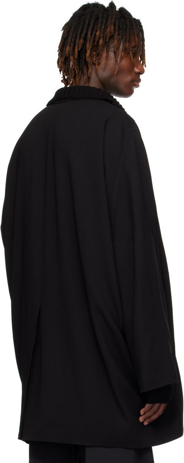 Kabáty Rick Owens Rick Owens Oversized Arrowhead Jacket Čierna | RU01E5751 WA, 2