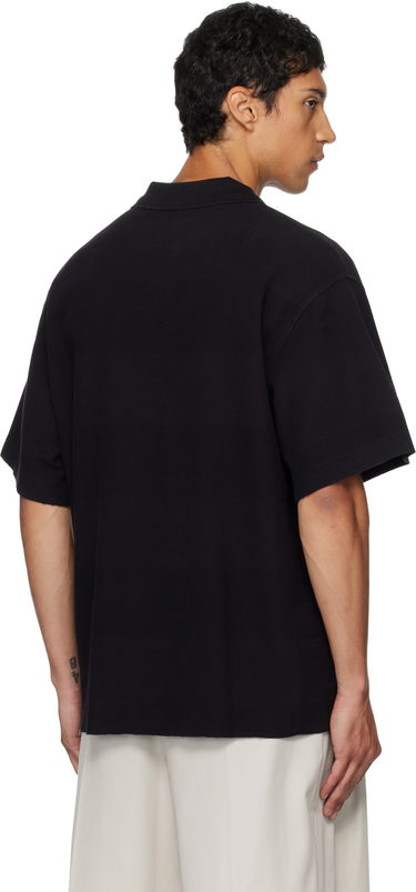Polo tričko Alexander Wang Alexander Wang Rib Short Sleeve Polo Čierna | 6CC3251094, 2