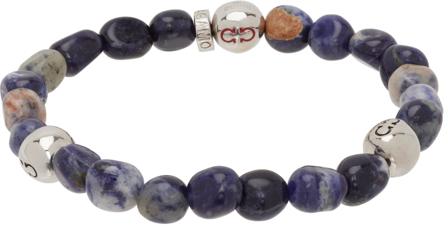 Náramok FERRAGAMO Salvatore Ferragamo Baroque Beads Bracelet Modrá | 785674, 1