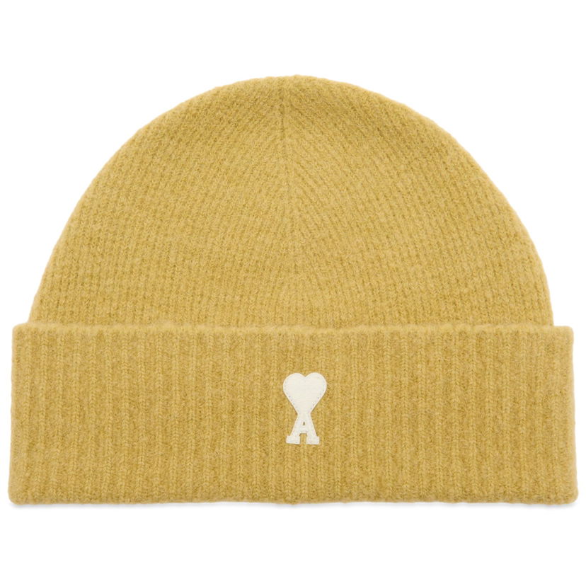 Kulicha AMI AMI Paris Alpaca Knit Beanie Žltá | H25UBO005-KN0135-3993H25