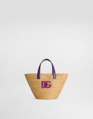 Tote bag Dolce & Gabbana Dolce & Gabbana Woven Mini Tote Bag Béžová | EB0249AW590I03TN, 0