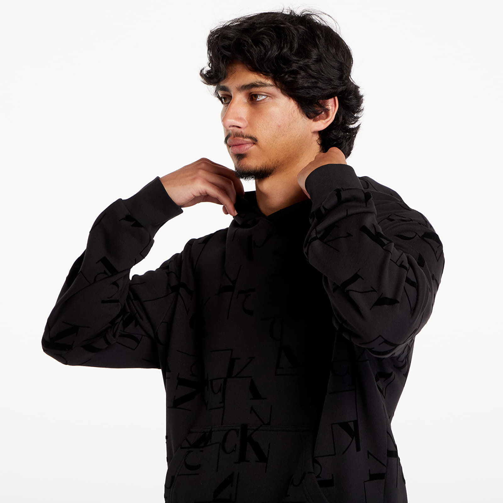 AOP Hoodie Black