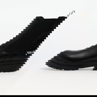 Tenisky a topánky Palm Angels Pa Chelsea Boot Black White Čierna | PBID001F24LEA0011001, 0