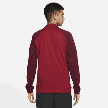 Bunda Nike Qatar Academy Pro Knit Football Jacket Červená | DH4749-647, 4