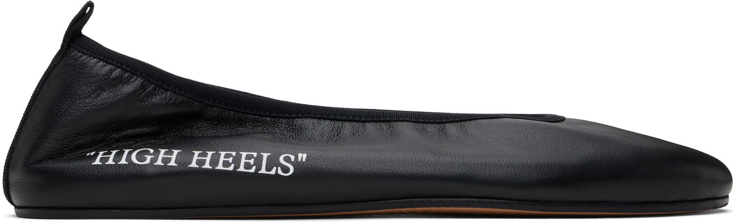 Oblečenie Off-White Off-White 'High Heel' Ballerina Flats Čierna | OWIK003C99LEA0021001, 0