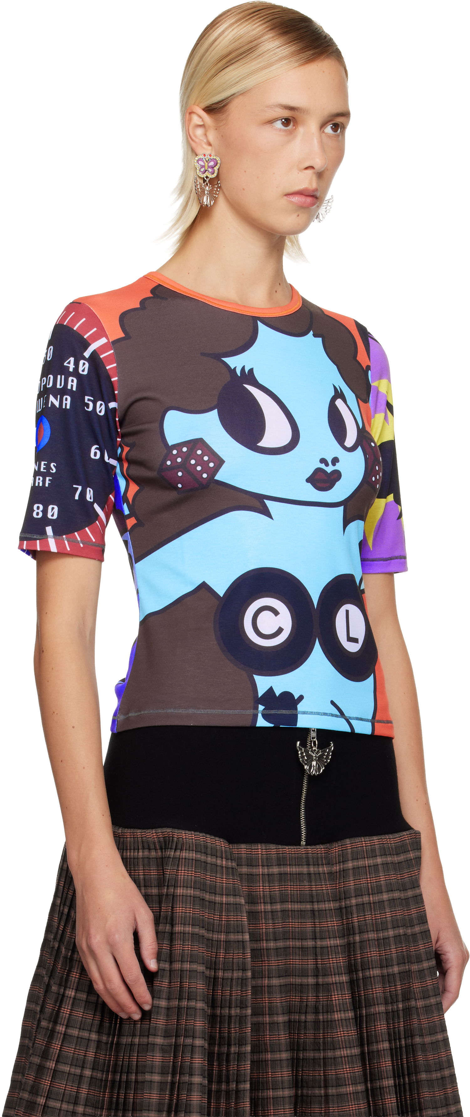 Tričko Chopova Lowena Chopova Lowena Lady Luck Jersey T-shirt Rôznofarebný | 2413, 1