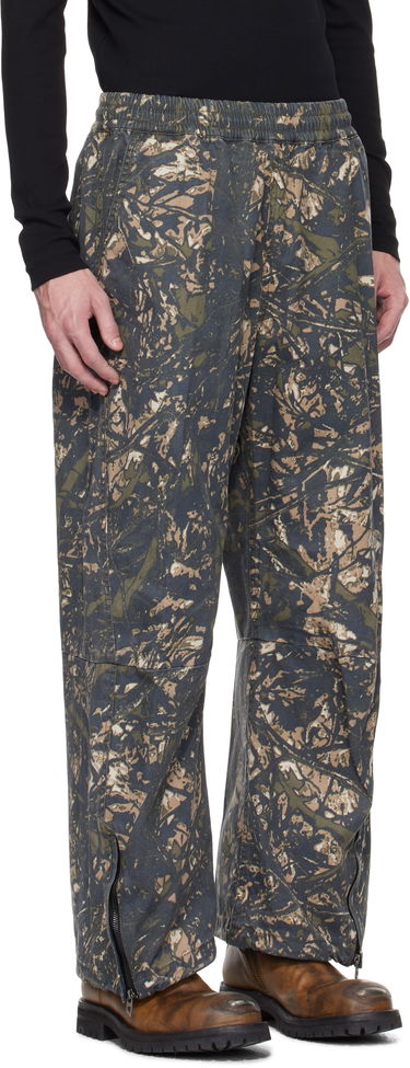 Nohavice Diesel Diesel P-Lint Camo Print Trousers Zelené | A16667-0ABCG-5AFA, 1