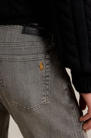 Bunda Polo by Ralph Lauren Slim Fit Grey Jeans Šedá | 710956086, 4