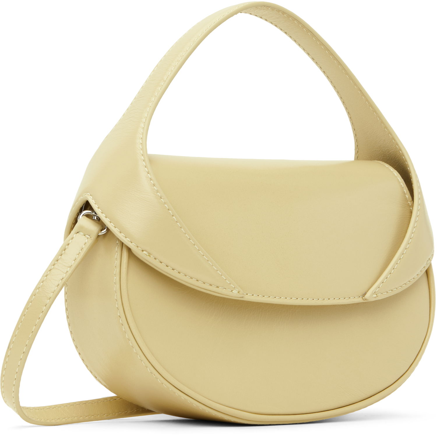 Kabelka BY FAR Leather Shoulder Bag Žltá | MWBTH008LL002BG032PL, 1