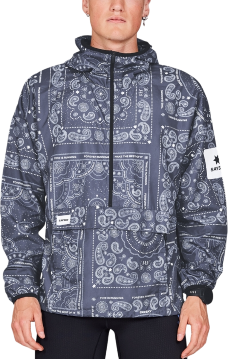 Vetrovka Saysky Saysky Paisley Pace Anorak Šedá | mmrja05c1020, 0