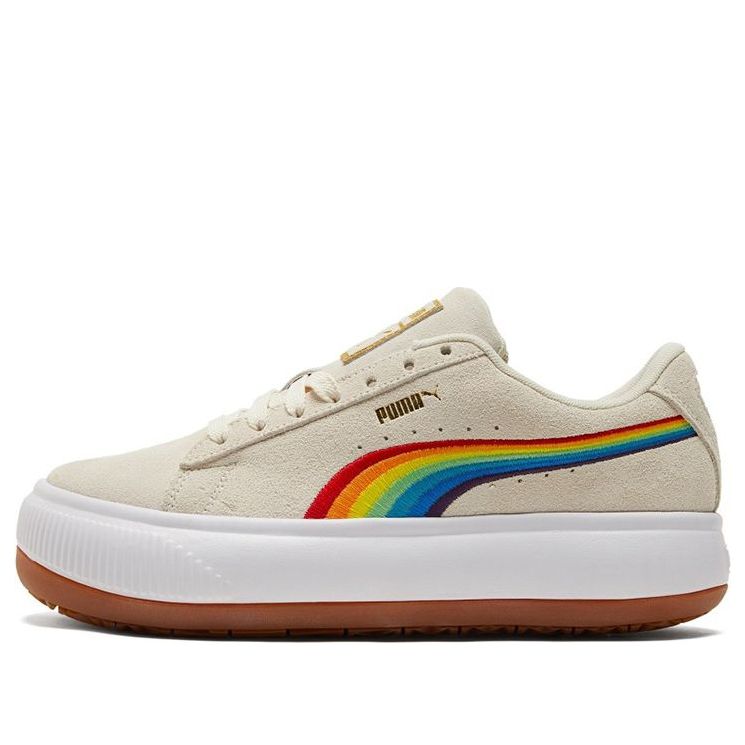 Tenisky a topánky Puma Suede Mayu Rainbow Béžová | 387239-03