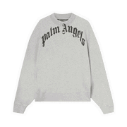 Curved Logo Crew Sweat