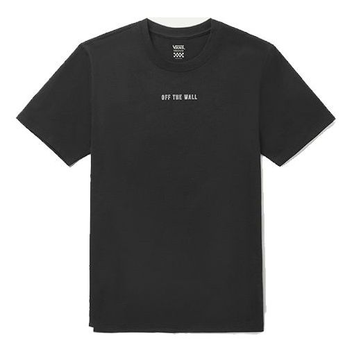Tričko Vans Short Sleeve T-Shirt with Back Logo Čierna | VN0A48C1BLK