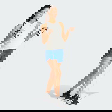 Šortky adidas Performance Pacer Woven Stretch Training Maternity Shorts Modrá | IT9056, 4