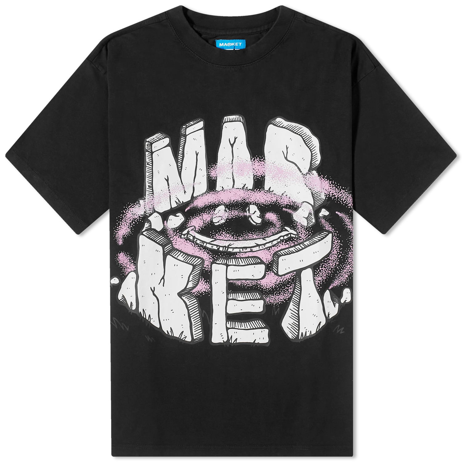 Tričko MARKET Smiley Portal T-Shirt Čierna | 399001551-BLK, 0