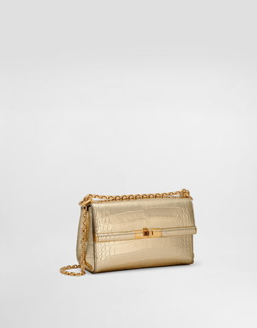 Kabelka Dolce & Gabbana Dolce & Gabbana Mini Marlene City Crossbody Bag Metalická | BB7766A2C9189157, 2