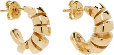 Náušnice Bottega Veneta Twist Gold Earrings Žltá | 804860 VAHU0, 1
