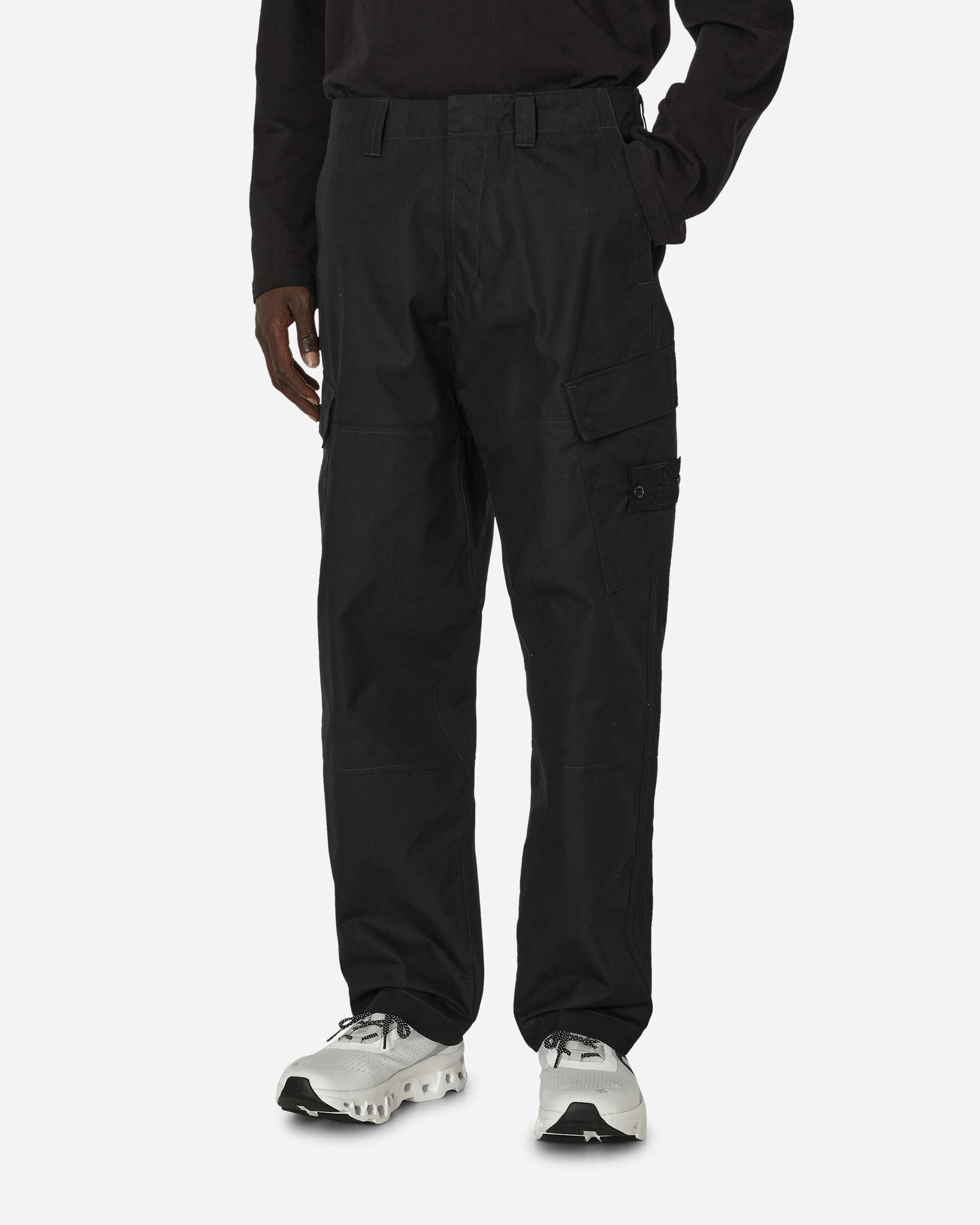 Nohavice Stone Island Patch Cargo Pants Šedá | 7915307F1, 1