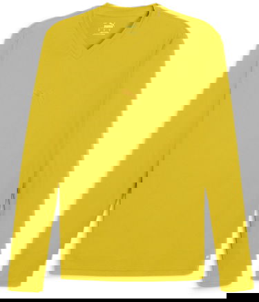 Tričko Puma Puma teamGOAL Baselayer Long Sleeve T-Shirt Žltá | 658777-07, 0