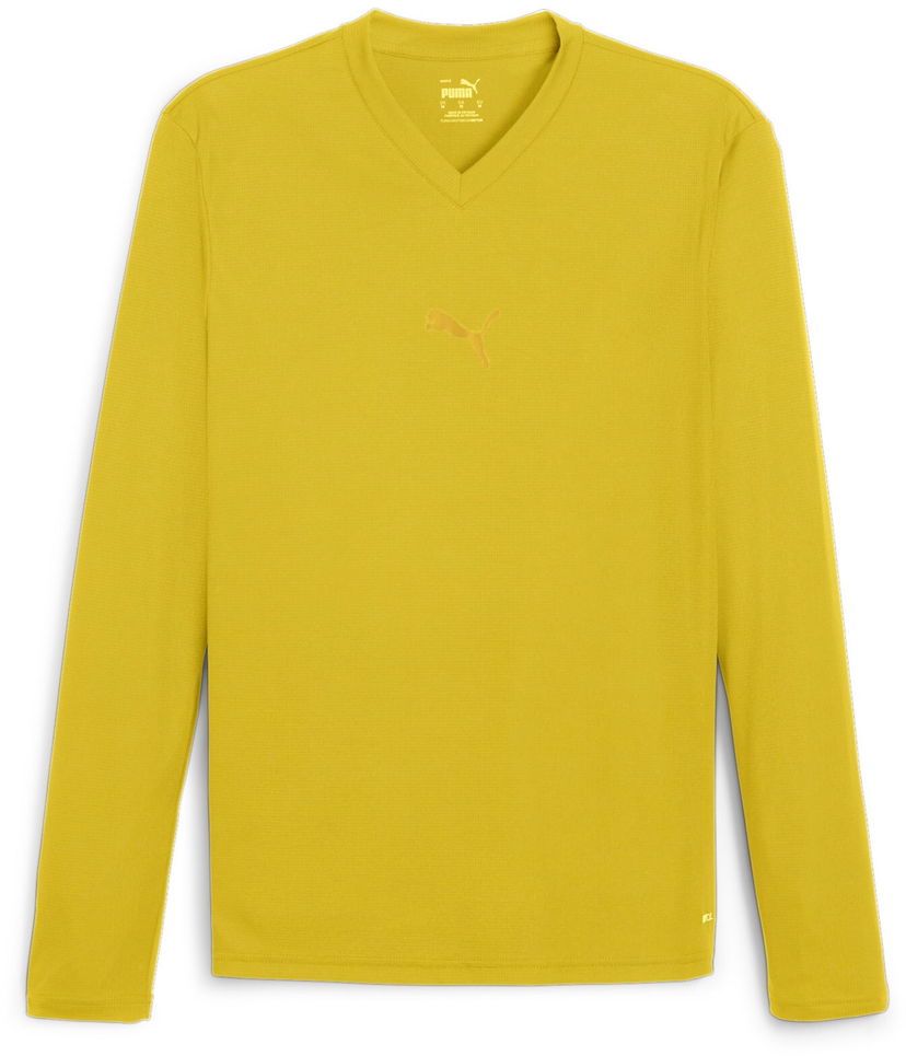 Tričko Puma Puma teamGOAL Baselayer Long Sleeve T-Shirt Žltá | 658777-07