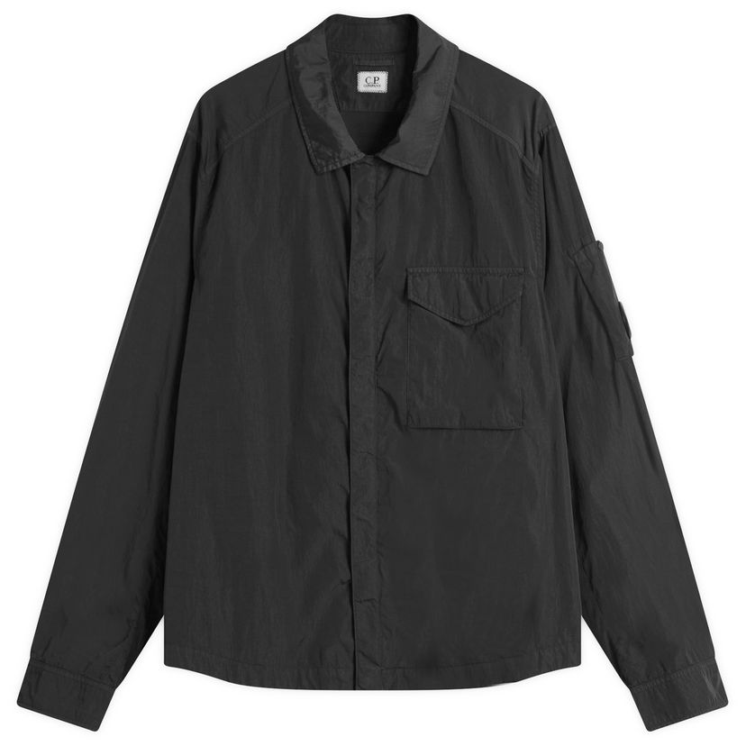 Košeľa C.P. Company C.P. Company Chrome-R Overshirt, Size Large Čierna | 18CMOS095A-005904G-999