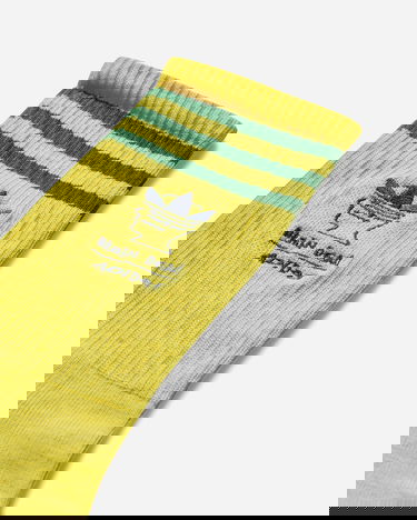 Ponožky adidas Originals BRAIN DEAD Socks Žltá | JN7154, 3