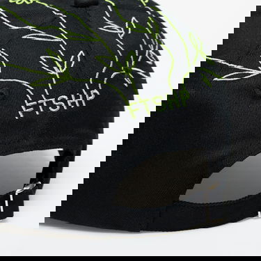 Šiltovka Footshop Black Baseball Cap with Flower Embroidery Čierna | FTSHP_397, 4