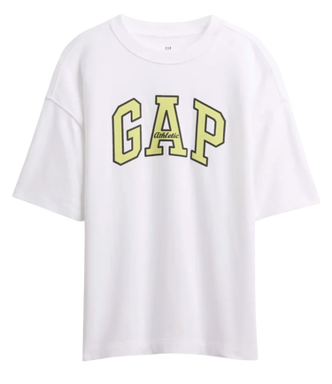 Tričko GAP T-Shirt Heavyweight GAP Athletic Logo Biela | 780335-02, 0