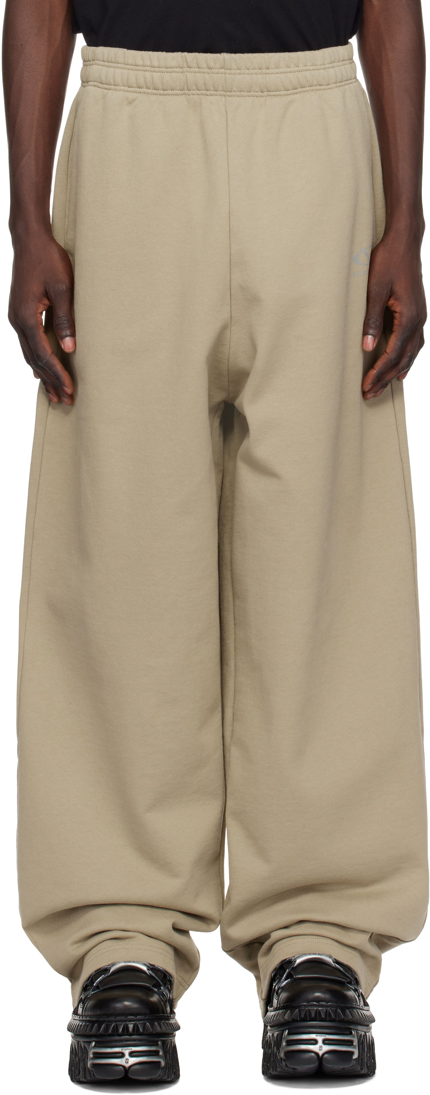 Tepláky VETEMENTS Oval Logo Sweatpants Zelené | UA66SP600T, 0