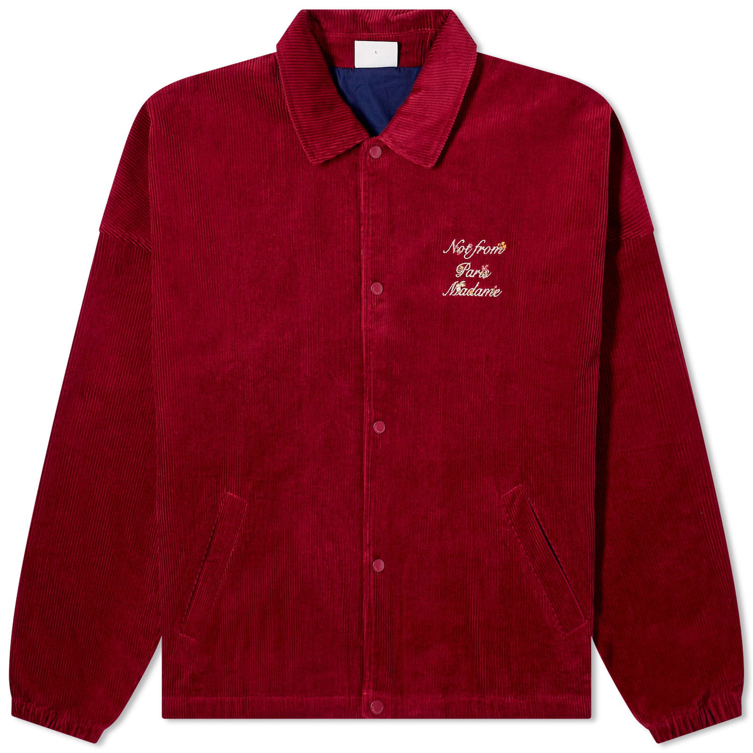 Bomber bunda Drôle de Monsieur Drole de Monsieur Corduroy Jacket Vínová | C-JT161-CO062-BX, 0