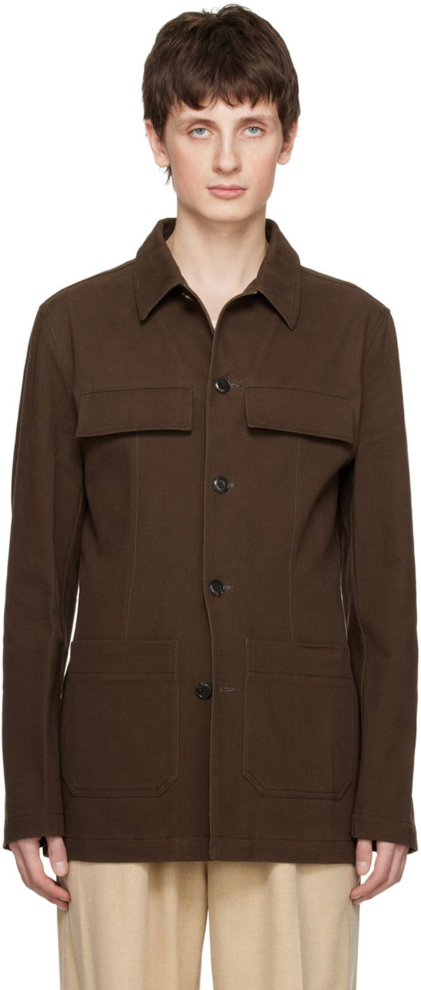 Košeľa Nanushka Shirt Jacket Hnedá | NM22FWTP00978, 0