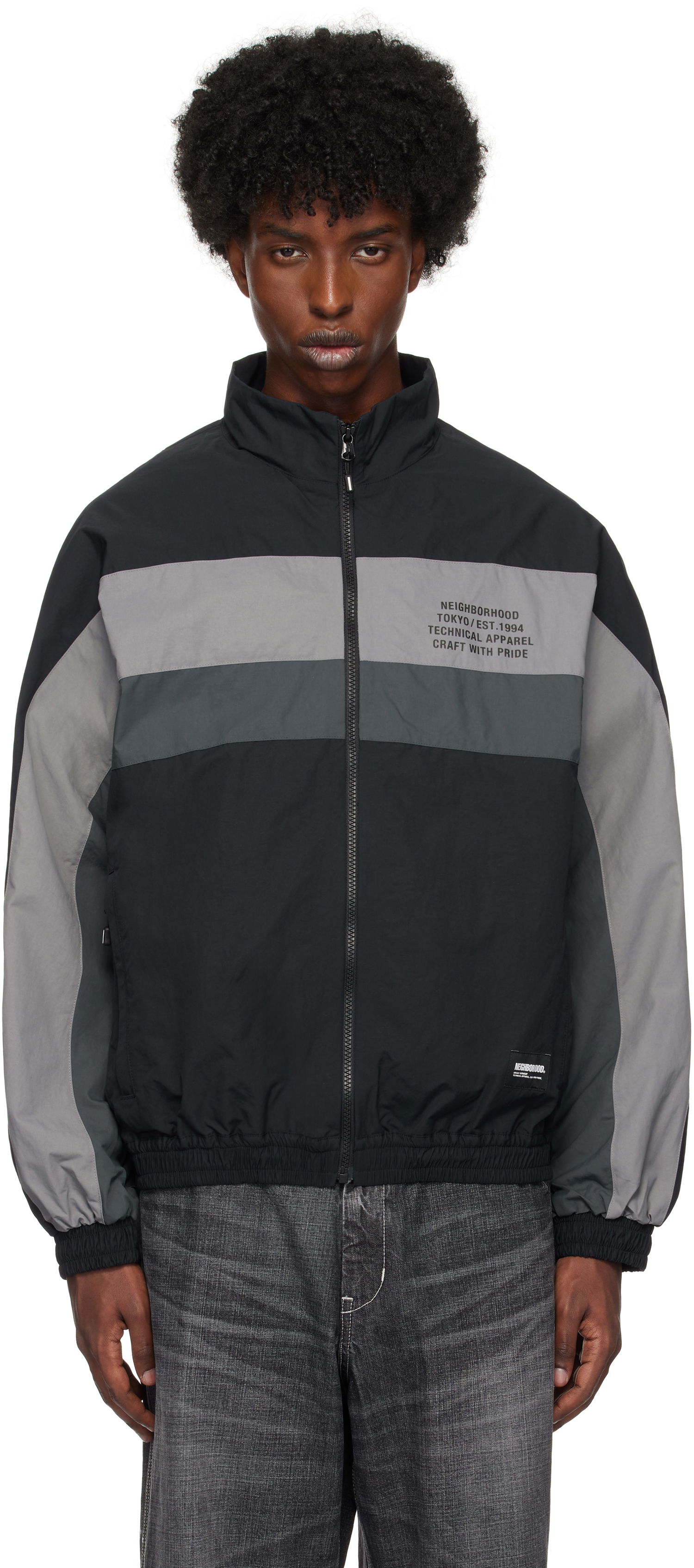 Súprava Neighborhood Track Jacket Čierna | 242AQNH-JKM01, 0
