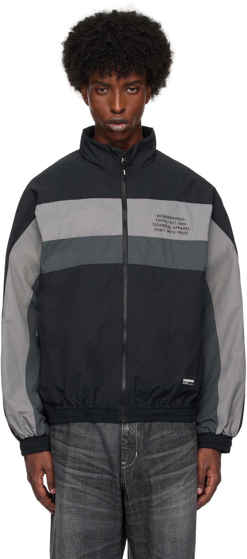 Súprava Neighborhood Track Jacket Čierna | 242AQNH-JKM01