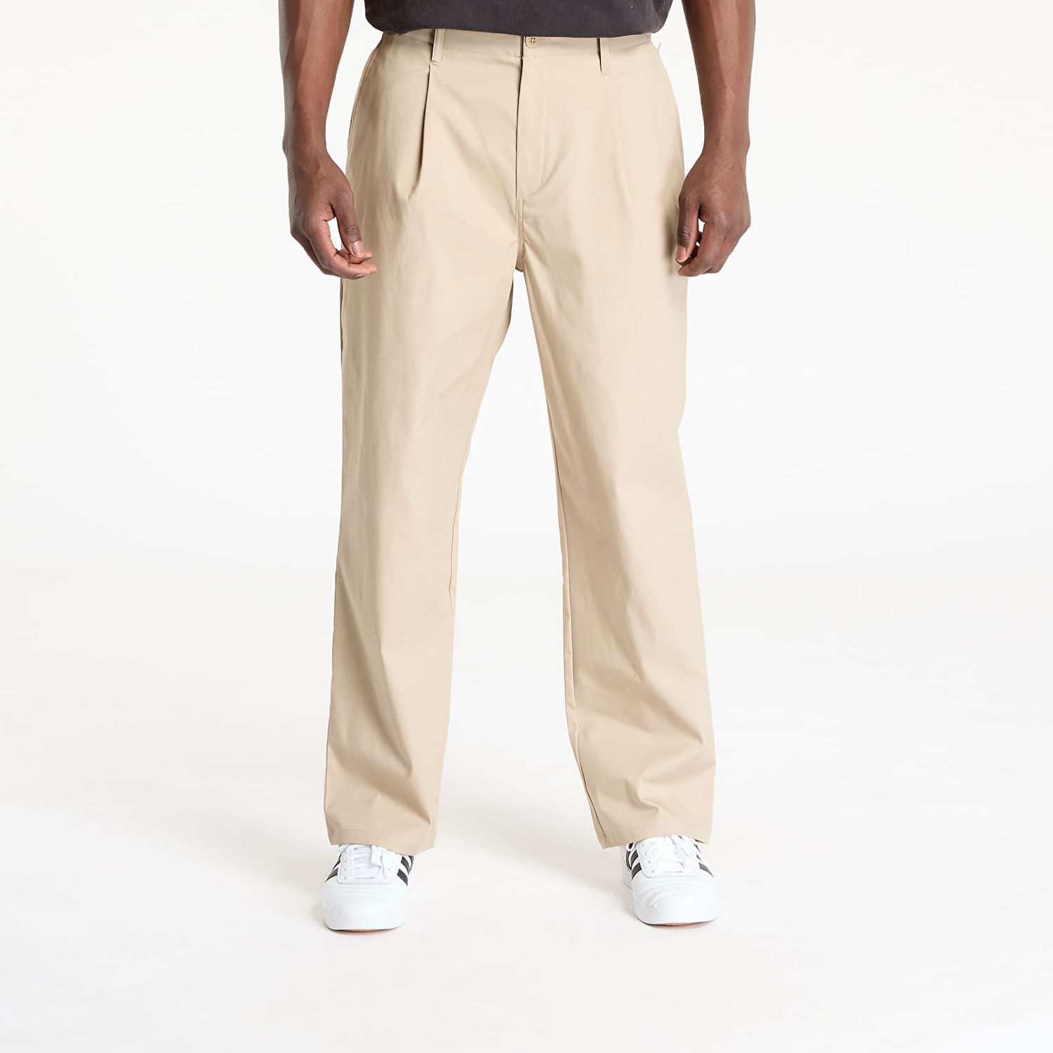 Nohavice New Balance Athletics Relaxed Trousers Béžová | MP51563SOT, 0