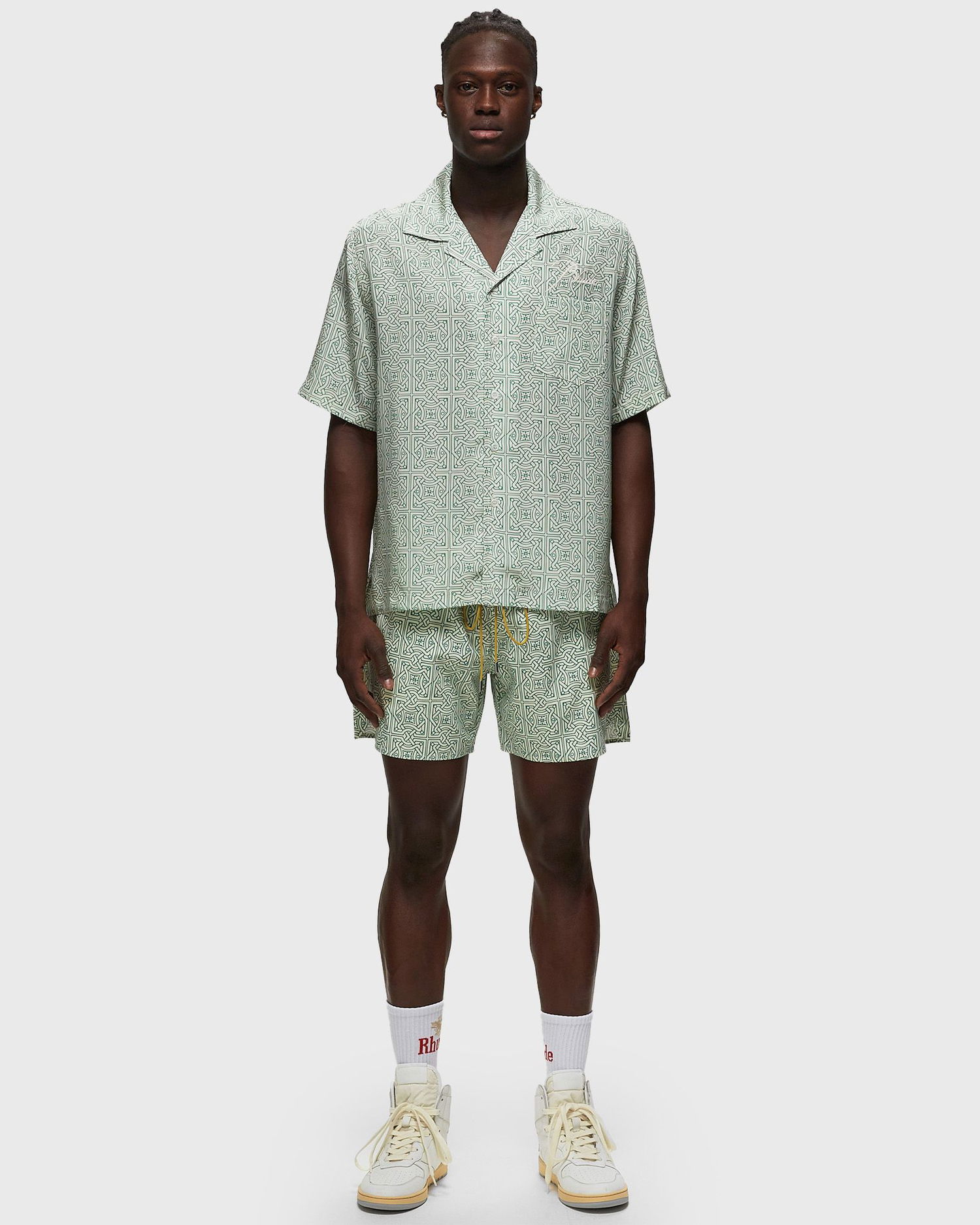 Šortky Rhude Graphic Swim Shorts Zelené | RHPS24SH03448325, 1