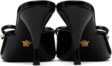 Starostlivosť o obuv Versace Versace Opera Bow Patent Heeled Sandals Čierna | 1018239_D2VE_1B00V, 1