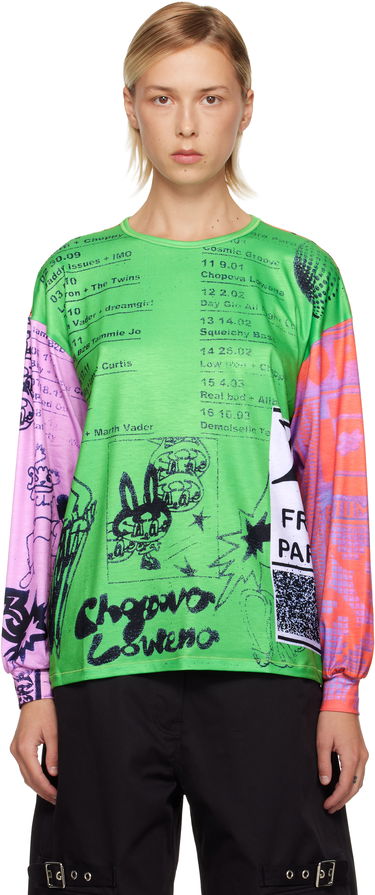 Dres Chopova Lowena Chopova Lowena Poster Oversized Jersey T-shirt Rôznofarebný | 2404, 0