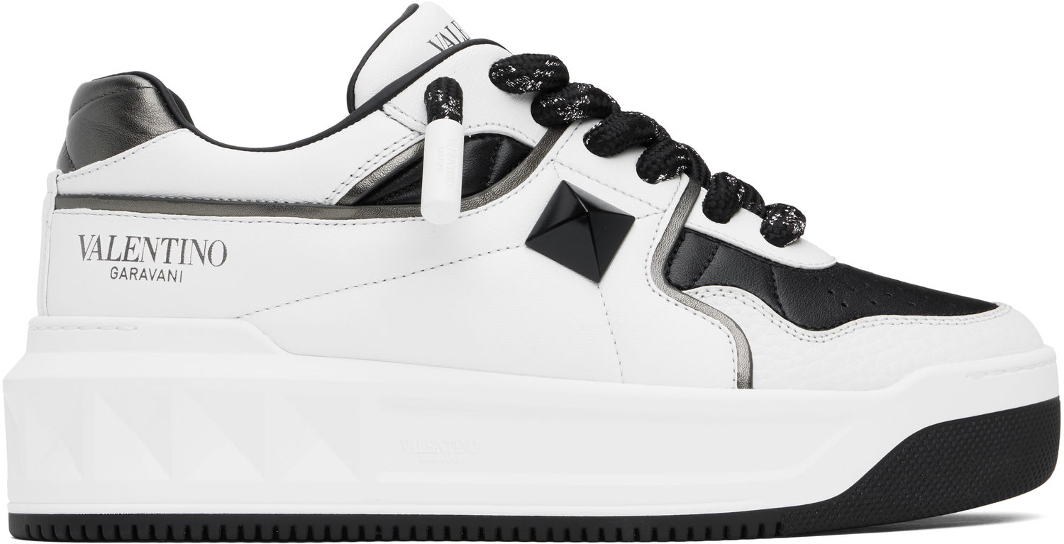 Tenisky a topánky Valentino Valentino Garavani One Stud XL Nappa Leather Low-Top Biela | 6Y2S0G37WRI, 0